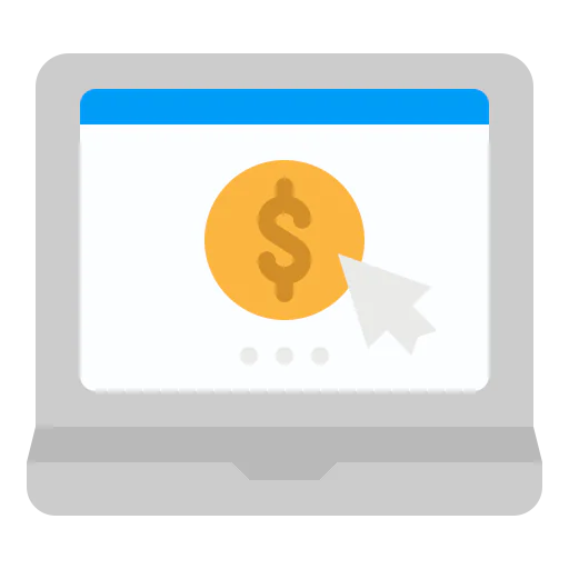Pay per click 图标