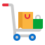 Shopping trolley icon 64x64