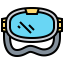 Diving goggles icon 64x64
