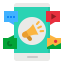 Social marketing icon 64x64