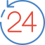 24 hours icon 64x64