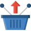 Shopping basket icon 64x64