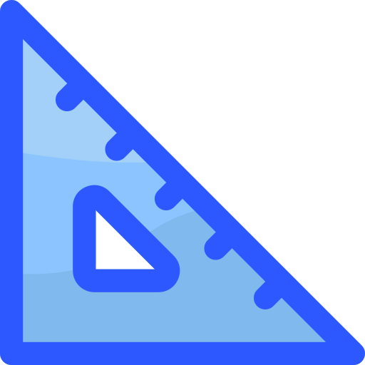 Triangular ruler іконка
