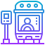 Bus stop icon 64x64