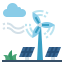 Renewable energy biểu tượng 64x64