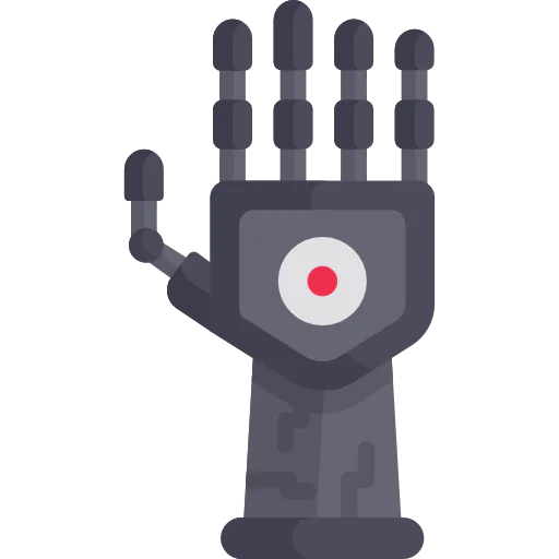 Mechanical arm icon