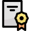 Certificate ícono 64x64