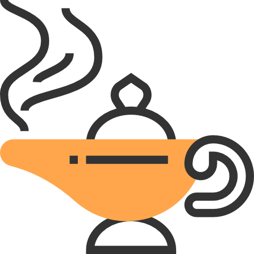 Magic lamp icon