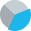Pie chart icon 64x64