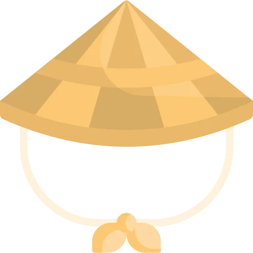Asian hat Ikona