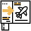 Boarding pass アイコン 64x64