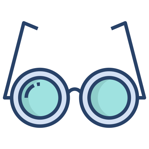 Eye glasses icône