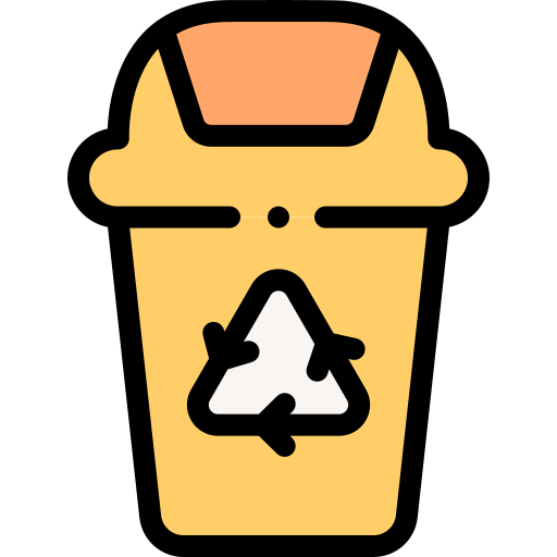 Trash bin icon