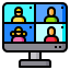 Video conference icon 64x64