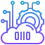 Cloud data icon 64x64