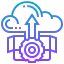 Cloud uploading icon 64x64