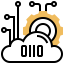Cloud data icon 64x64