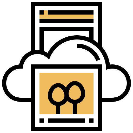 Cloud processing Symbol