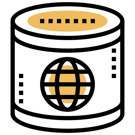 Database storage ícone