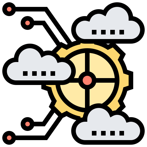 Cloud sharing icon