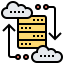 Cloud database icône 64x64