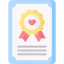 Wedding certificate icon 64x64
