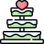 Wedding cake icon 64x64