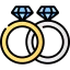 Wedding rings icon 64x64