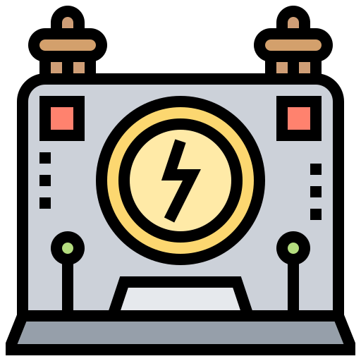 Power transformer icon