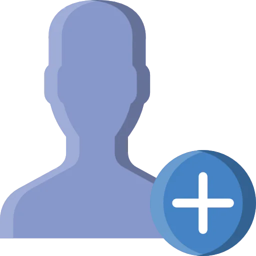 Add user icône