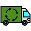 Recycling truck icon 64x64
