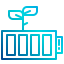 Eco battery icon 64x64