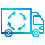 Recycling truck icon 64x64