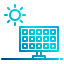 Solar cell icon 64x64