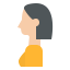Short hair icon 64x64