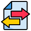 Data transfer icon 64x64