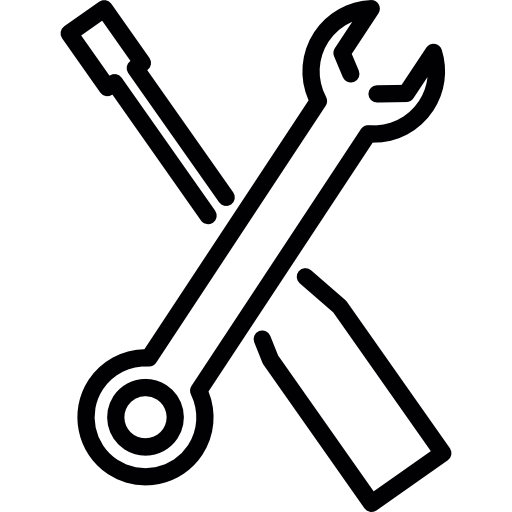 Settingsscrewdriver and wrench 상