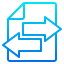 Data transfer icon 64x64