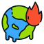 Global warming アイコン 64x64