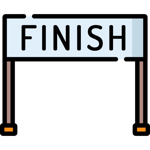 Finish line biểu tượng