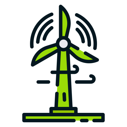 Wind power icon