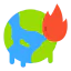 Global warming icône 64x64