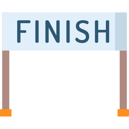 Finish line Ikona