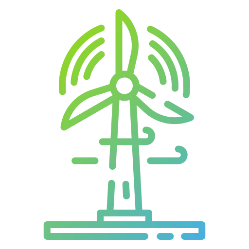 Wind power icon