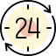 24 hours ícono 64x64