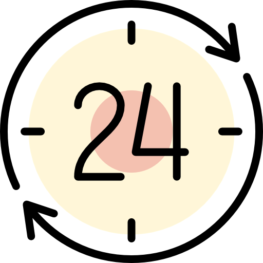 24 hours 图标
