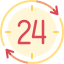 24 hours アイコン 64x64