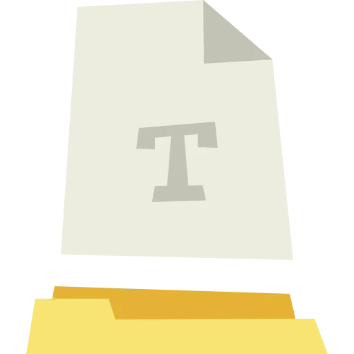 Font file icon