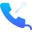 Outgoing call icon 64x64