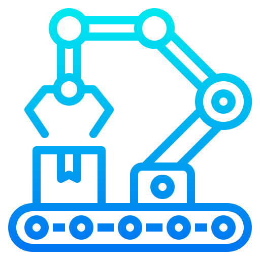 Robotic arm icon